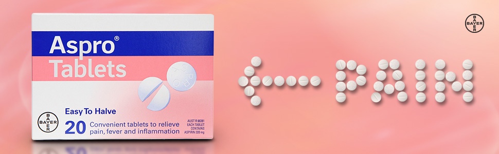 Aspro Clear Pain Relief 20 Tablets - ePharmacy
